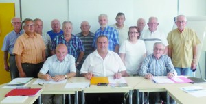 Les membres de l’antenne de Morestel et du Comité du Souvenir Français de la Tour du Pin