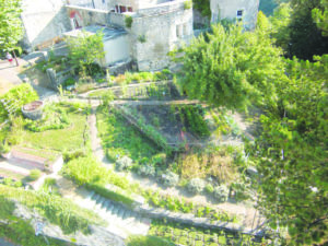 Vue "aérienne" du jardin de Guichard et Matel