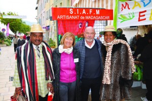 M. Bosco, sa femme, et les responsables de la SIAFM