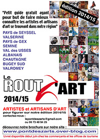 Affiche Le guide du Rout Z'Art  édition 201415   ballad et vous