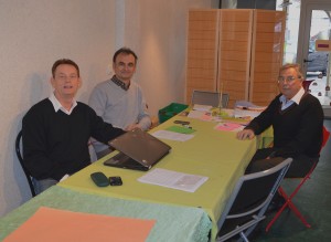 Photo : (de g. à d.) Pascal Lamanthe, Philippe Rodriguez et Jean-Charles Puyou