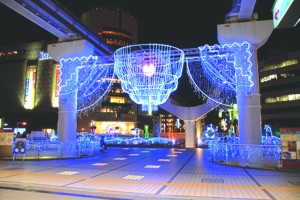 小倉駅のクリスマスイルミネーション