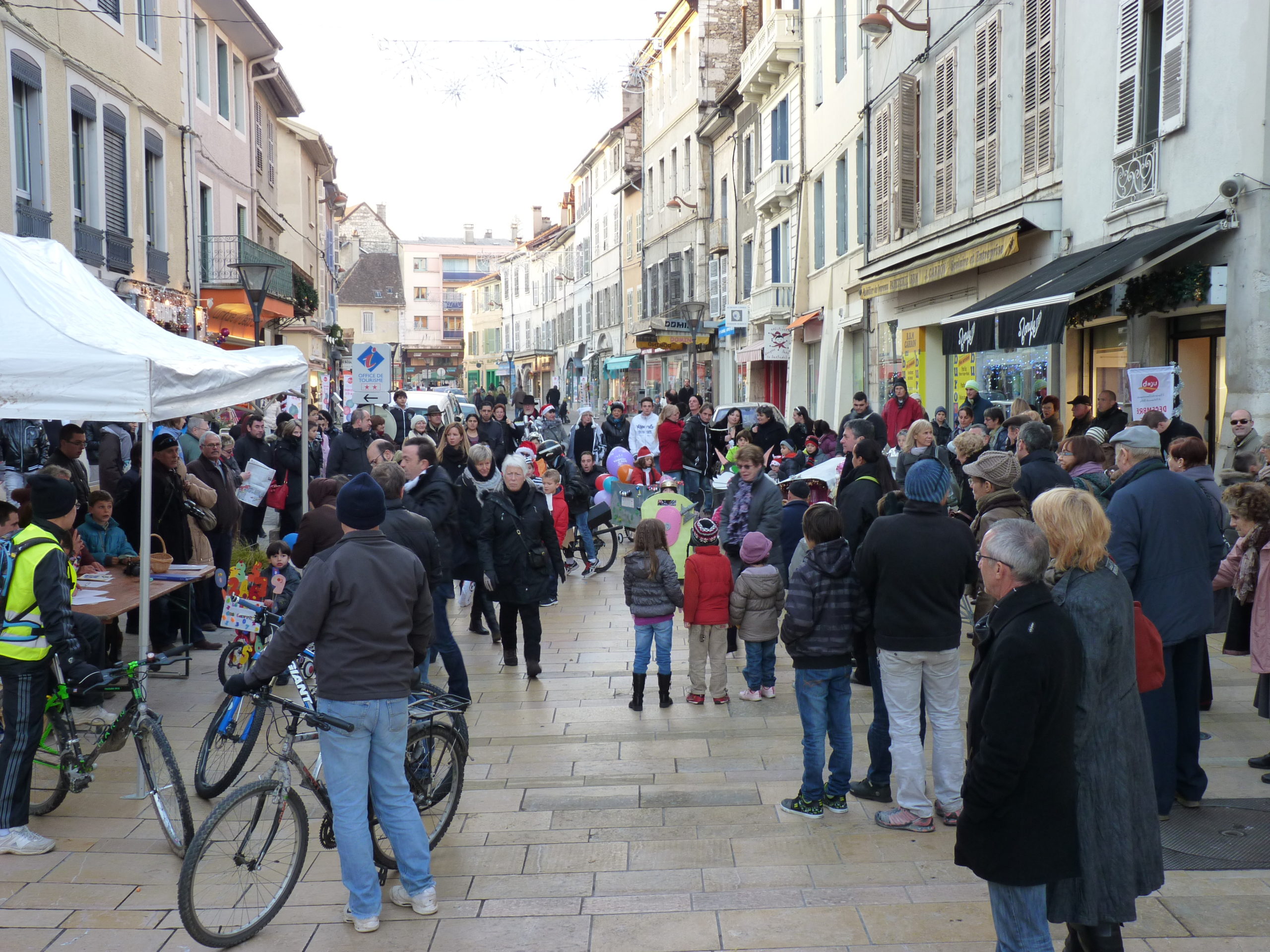 défilé de vélo