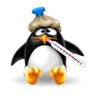 pinguino influenzato