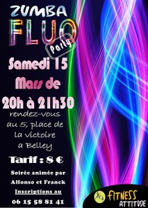 Fitness Attitude Zumba Fluo Party