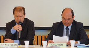 Jean-Marc Fognini et Patrice Thête