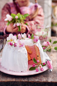 Charlotte aux fraises pour la fête des mères-1