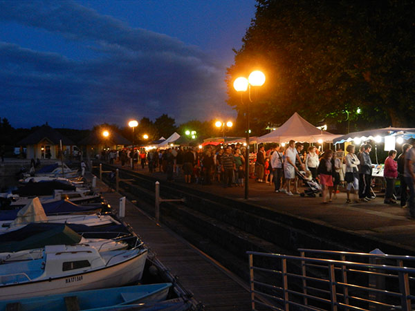 Marché nocturne 2 août bourget du lac ballad et vous