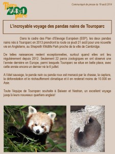 CP 19-08-2014 départ pandas nains ballad et vous