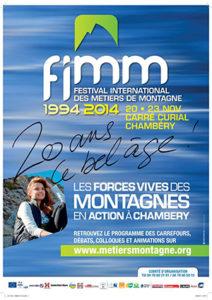 Chambéry affiche festival métier montagne ballad et vous