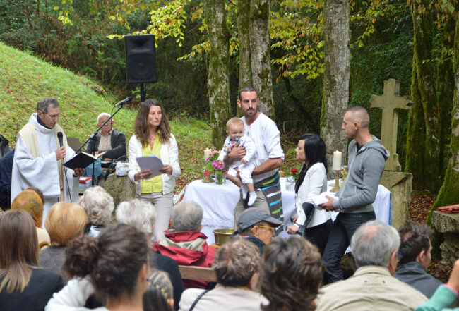 Poirin Marignieu pèlerinage baptême 2015