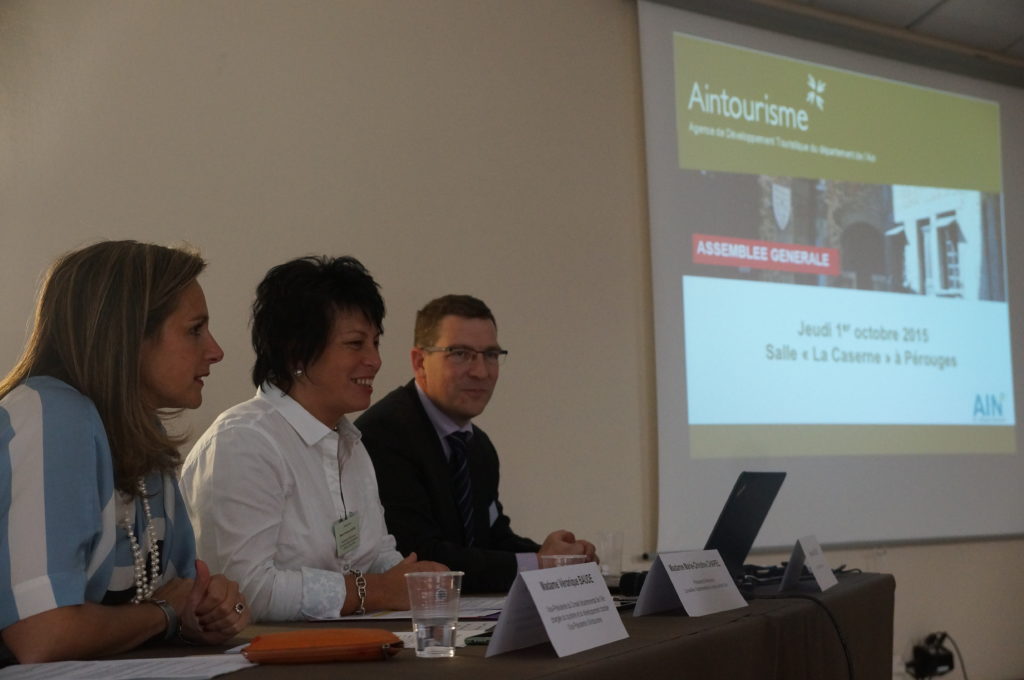 AG ain tourisme Tribune - AG Aintourisme (V. Baude, MC Chapel, K. Joly) ballad et vous