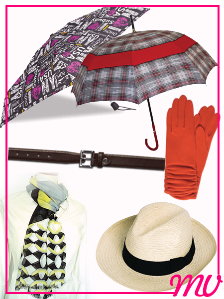 accessoires-parapluie-ceinture-chapeau-gant-foulard maroquinerie belley ballad et vous