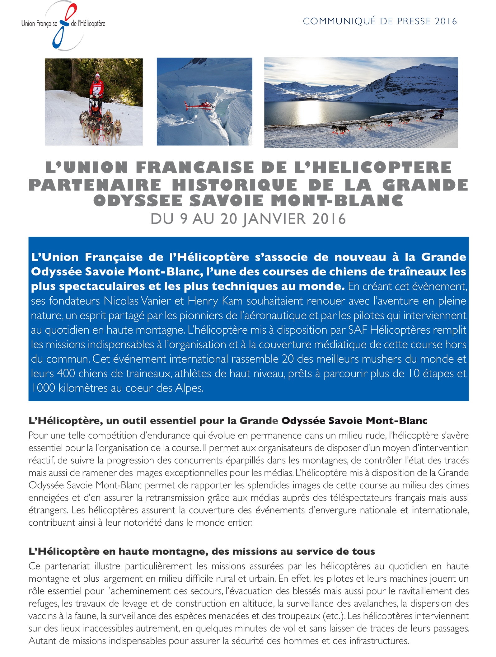 CP UFH Grande Odyssee 1 ballad et vous
