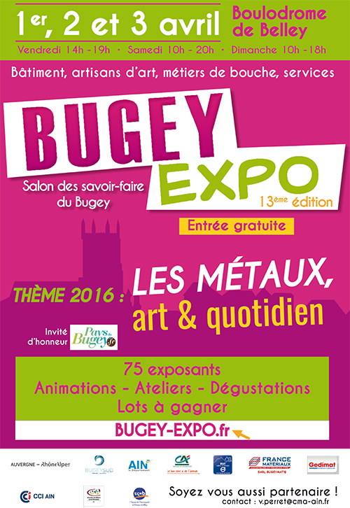 Affiche Bugey Expo 2016 ballad et vous