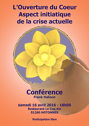 HOTONNES Affiche Conférence de Frank Halison ballad et vous