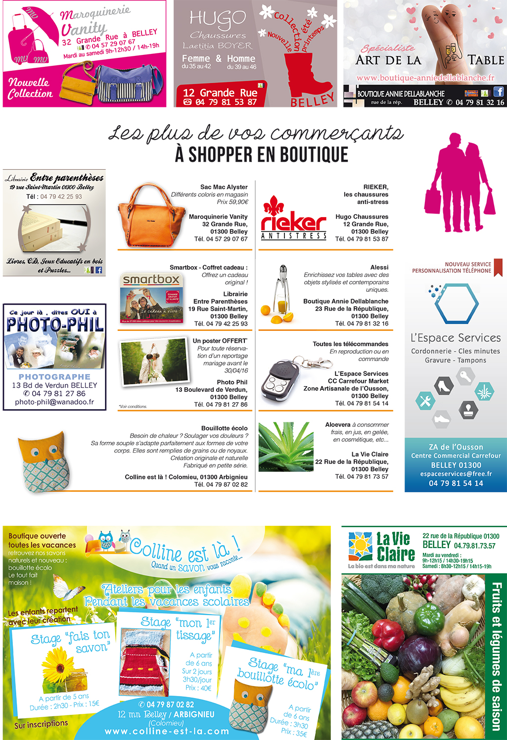 Page commerce ballad et vous