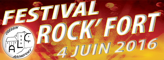 Festival rock'fort 2016 bannière