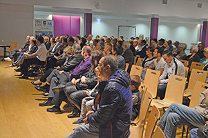 Photos : Lors de la conférence en juin dernier.