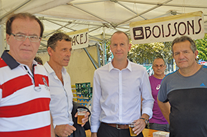 Pierre Berthet, Jean-Yves Hédon, Vincent Vidalie et Jean-Michel Berthet