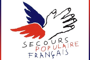 Logo Secours Populaire Français type ballad et vous