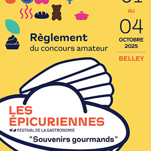 Affiche Les Épicuriennes de Belley 2025