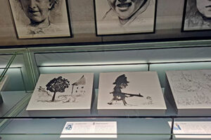 Izieu-Dessins-dans-la-galerie-ballad-et-vous