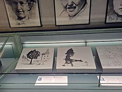 Izieu-Dessins-dans-la-galerie-ballad-et-vous